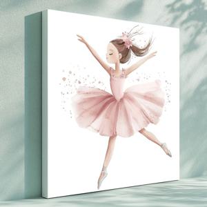 날개의 발레리나 그림 캔버스액자 발레 일러스트 여자 아이방 교습소 소녀 인테리어 액자
