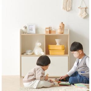 영유아책 전집보관 하부도어 책장겸 수납장 80x80 (4색)