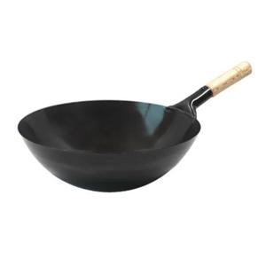 업소용 철 북경팬 중국팬 철후라이팬 (나무손잡이) 36cm