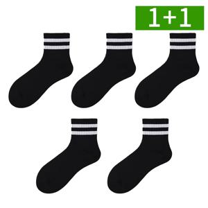 5P+5P 여성스포츠양말 중목 러닝양말 5켤레 세트 얇은 가을 헬스양말