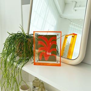 STICKY606 투명 아크릴액자 ORANGE 15X19
