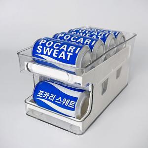 캔음료 디스펜서 2단 트레이 음료 정리 자동 정렬 편의점 디스펜서