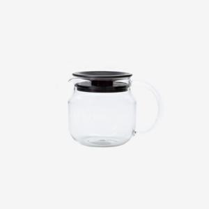 원터치 티팟 플라스틱 450ml 브라운 (8389)