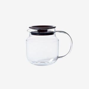 원터치 티팟 플라스틱 620ml 브라운 (8685)