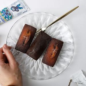 단델리온 퓨어 유리 접시 크리스탈 다이아몬드 빈티지 플레이트 그릇 2size