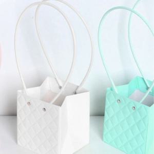 화분쇼핑백 화분백 pvc 쇼핑백 크라프트지쇼핑백 세로직사각형 파스텔 화분백