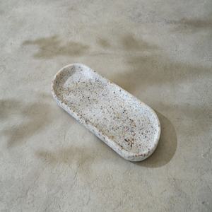 테라조 트레이 받침 정리 욕실 주방 면도기거치대 다용도 양치 컵받침 화장실 싱크대