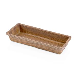 아카시아 우드 사각 다용도 커트러리 정리함 L280mm