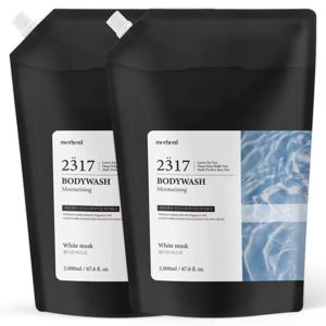 1+1 모이스처라이징 퍼퓸 바디워시 리필 2000ml 대용량 바디클렌저 약산성 향기좋은