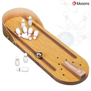고급 우드 미니 구슬 볼링게임 보드게임