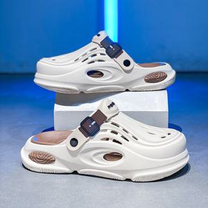 푹신푹신 리커버리 EVA 쿠션 아쿠아 샌들 슬리퍼 투톤 클로그 무중력 슬리퍼