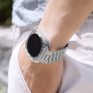 갤럭시워치 울트라 스트랩 케이스 2종 세트 Ultra 호환 프리미엄 스틸 47mm 범퍼