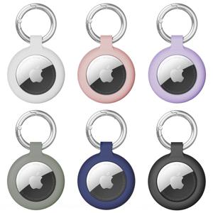 에어태그 홀더 충격흡수 TPU 소프트 커버 분실방지 키링 열쇠고리