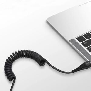 아이폰 아이패드 호환 8핀 충전기 USB 스프링 케이블 SPR-8-1
