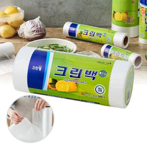 비닐 봉투 일회용 비닐팩 롤백 17cm x 25cm(미니) 500매