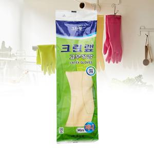 라텍스 위생장갑 주방 요리 고무장갑 30cm(미니) 이중코팅