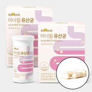 이너윌 질유래 유산균 50억 CFU (1개월+1개월) 총 2병