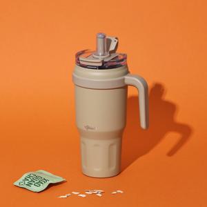 대용량 손잡이 텀블러 1200ml / 스텐304 보온 보냉 이중진공 캠핑 차량용