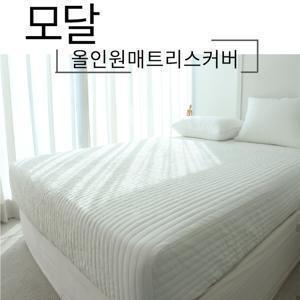 [5%쿠폰] 국내제작 모달 올인원 매트리스커버 SS/Q/K/LK 텐셀 2colors