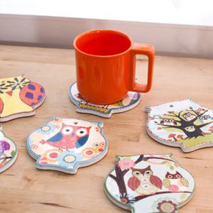 부엉이 티코스터 6P set B형
