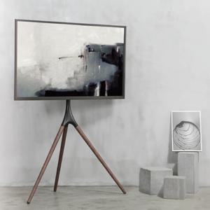 이젤형 티비거치대 TV스탠드 EdgeA 삼성 lg 호환 원목 다리 받침대 이동식