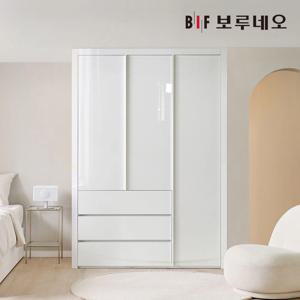 10cm 샤인3단서랍 여닫이 작은방 붙박이장 가구 맞춤시공 4자 5자 6자 7자