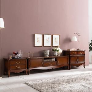 수입엔틱 메라토 샤인 2단 협탁거실장세트