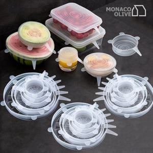 쫀쫀 실리콘 랩 뚜껑 24종 세트