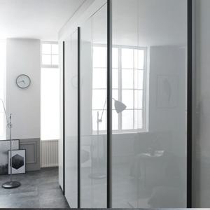 샤이니 하이그로시 슬라이딩 붙박이장 시공 옷장 300cm