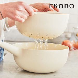 바이오부소재 채반 믹싱볼 & 콜렌더 세트 S 2P (2color)