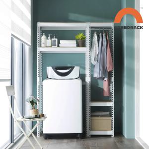 NEW V2 무볼트 조립식 세탁실 베란다 건조기 2단선반 9mm/12mm 코팅선반