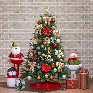 180cm 카니발 골드레드 전나무 풀세트트리가게홍보