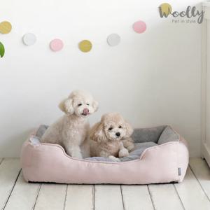 코랄블루 로즈핑크 애견방석 2size 2colors