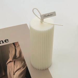 스트라이프캔들 오브제캔들 디자인 향초 필라왁스 인테리어소품