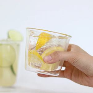 더블월 내열 유리컵 / 이중 글라스 / 양주잔(250ml)