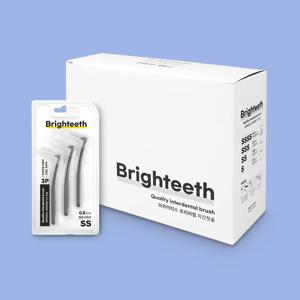 브라이티스 치간칫솔 L자형 3p 4size (60개입 1BOX)