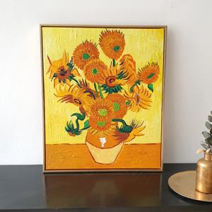 풍수 빈센트 반 고흐 해바라기 꽃 유화 명화 그림 액자