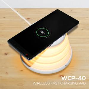 자바라 고속 무선충전기 & LED 무드등 WCP-40