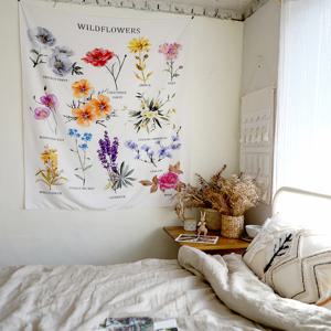 WILDFLOWERS 패브릭 포스터 130x150