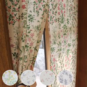 맞춤 플라워 빈티지 트임형/일체형 중문 카페 현관 베란다 공간분리 문 가림막 가리개 커튼