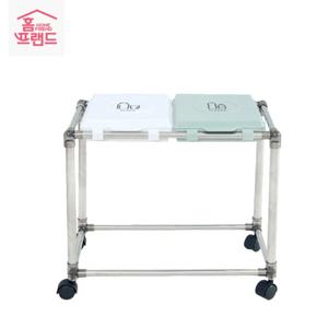 바퀴이동 미니 분리수거함 2PCS, 3PCS, 4PCS (고정형)