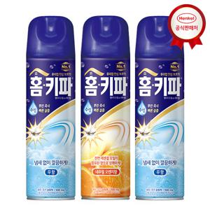 홈키파 수성 에어졸(무향/오렌지향) 500mlx3개