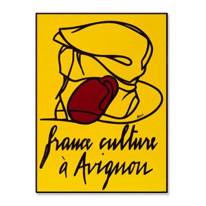 발레리오 아다미 - FRANCE CULTURE AVIGNON (액자 포함)