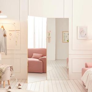 인디 스틸바 직각 600 2면 스탠드 전신거울 PKF013C