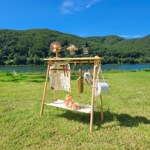 캠핑 우드 인디언 행어 행거 L