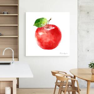 풍수 행운가득 모던 사과그림 - 13. 수채화 레드