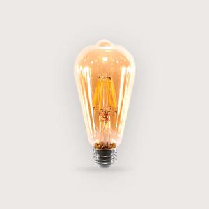LED 에디슨 ST64 가지 램프 3W 전구색