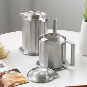 심플 스텐 오일팟 대 (2L) / 오일 포트