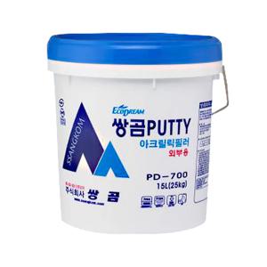 쌍곰 퍼티 700 건축 내외부용 보수용 바탕처리 벽면 크랙 보수