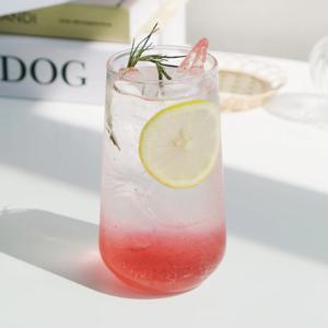 1+1 내열 유리컵 에이드잔 맥주잔 500ml